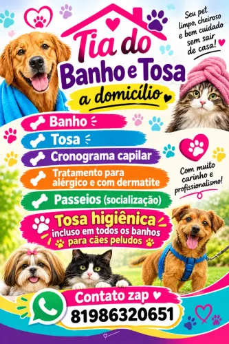 Higienização e Embelezamento de Animais domésticos 