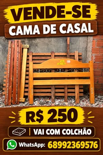 Vendo cama de casal