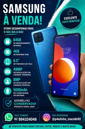 Celular M12 Samsung