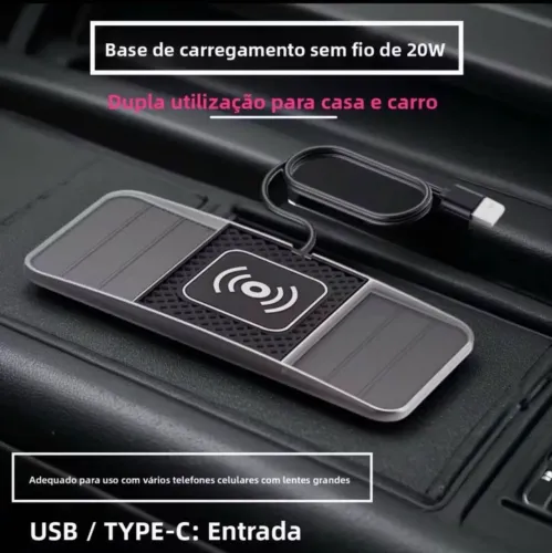 Carregador veicular a indução para carro