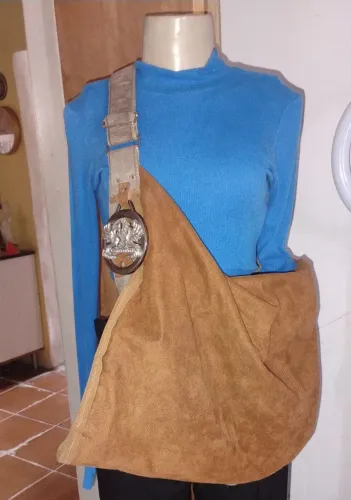 Bolsa de Camurça Original em perfeito estado 
