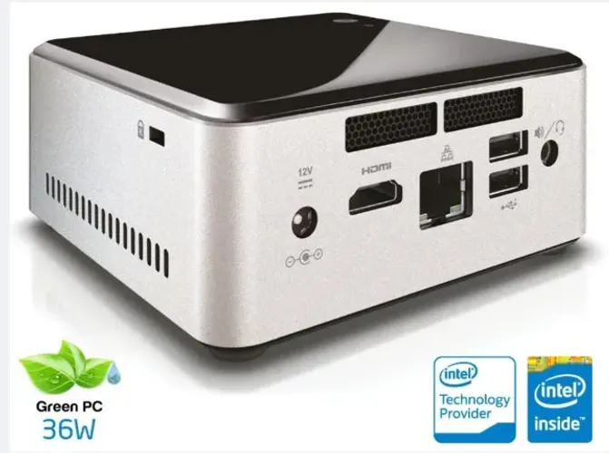 Mini PC Ultratop NUC Intel Dual Core N2830 4GB Ram 120G SSD Win10 WiFi