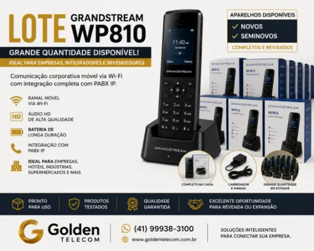LOTE GRANDSTREAM WP810 | NOVOS E SEMINOVOS 