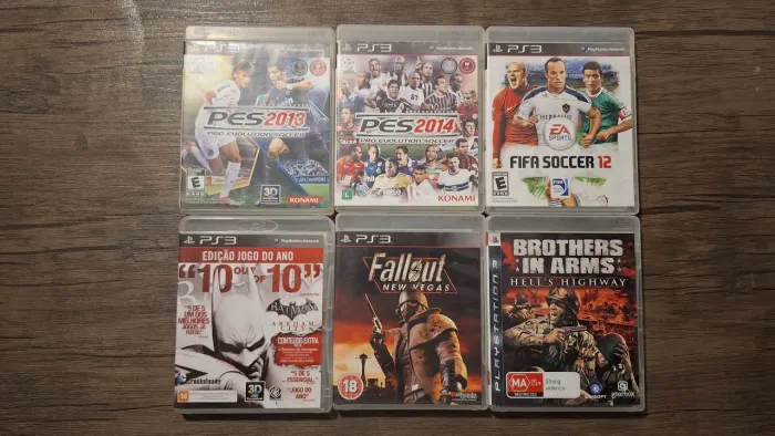 Kit lote 6 Jogos Ps3 