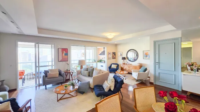 Apartamento para venda em Brooklin com 3 quartos, sendo 3 suítes, 130m²