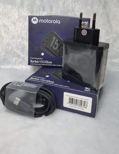 Carregador Motorola 150w turbo Tipo C