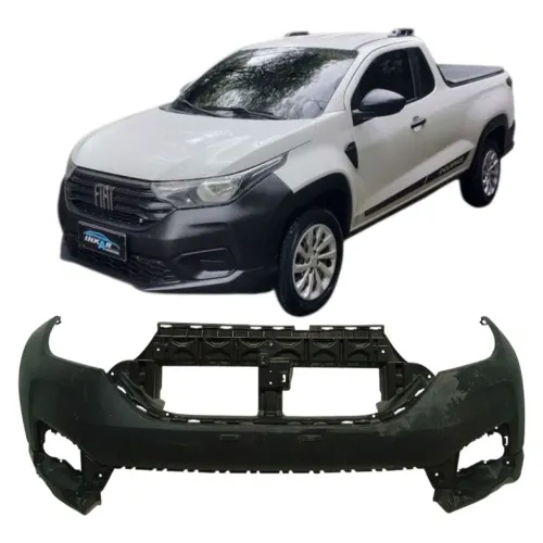 Parachoque Dianteiro Fiat Strada 2020 a 2023 Original Usado