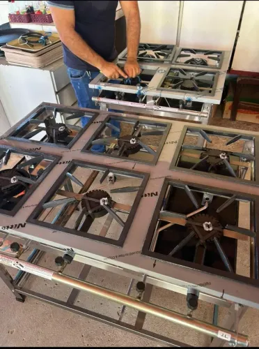 Fogão industrial inox novos em 10x sem juros no cartão 