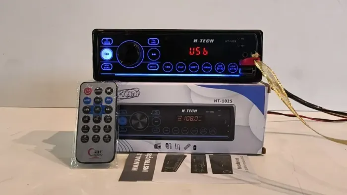 Rádio com usb  H- TECH HT-1025 NA CAIXA  AUTOMOTIVO