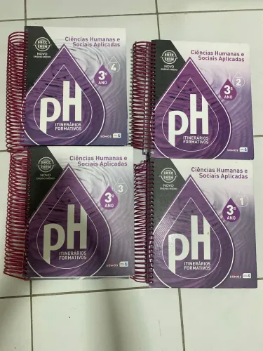 Livros Pré-Vestibular PH