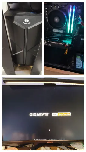 Computador Gamer completo e monitor