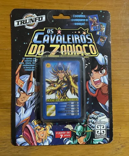 Super trunfo Os Cavaleiros do Zodíaco - Lacrado
