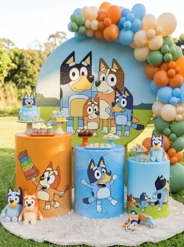 Aluguel de Kits de Decoração - tema Bluey