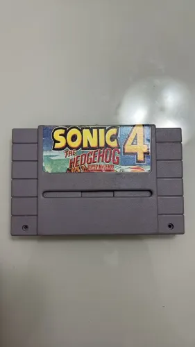 Cartucho Paralelo Super Nintendo SONIC 4 The Hedgehog
