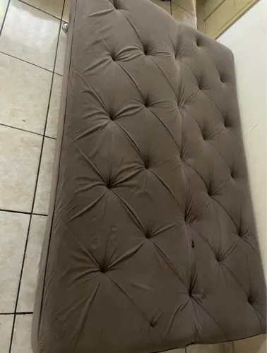 Sofá cama cinza 