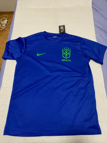 Camiseta Brasil DryFit - Azul