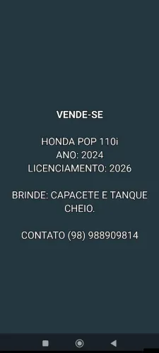 Honda Pop 110i 2024