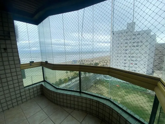 Apartamento à venda em Praia Grande com 3 quartos bairro Aviação com vista mar