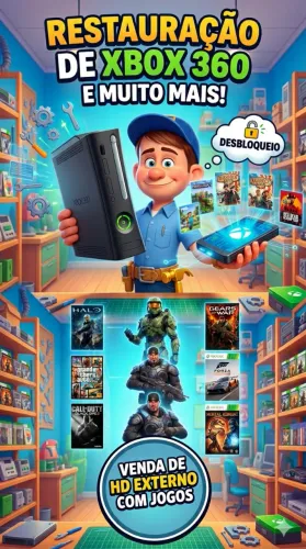 HD Xbox 360 Escolhe qualquer jogo