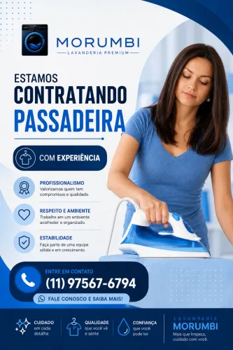 Passadeira com experiência 