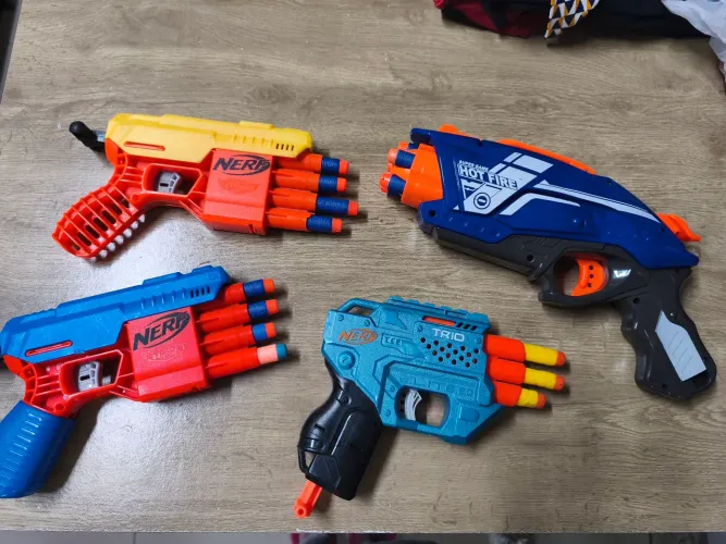 Armas de brinquedo infantil nerf