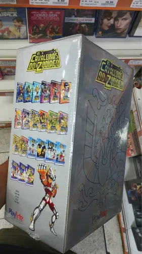 Box completo dos cavaleiros do zodíaco lacrado