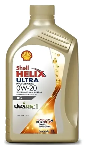 Kit 4L e filtro Óleo Shell 100% sintético 0w20