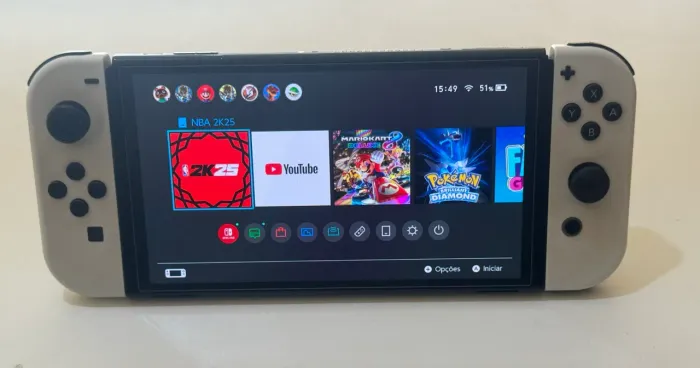Nintendo Switch Oled + cartão de 512gb