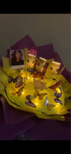 Buquê Rapunzel borboletas