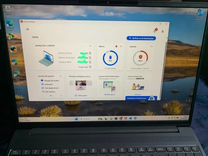 VENDO NOTEBOOK COM GARANTIA DE LOJA E FÁBRICA!!