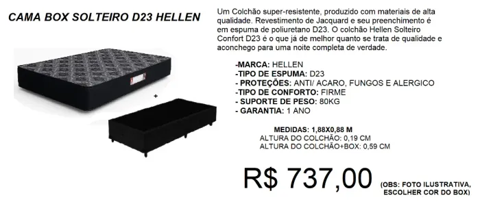 Conjunto completo - compre hoje e receba em até 72 horas