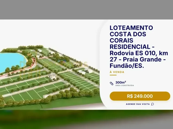 Lote em Fundão: Urbanismo moderno e áreas verdes no Costa dos Corais!