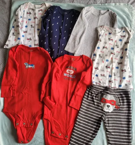 Lote body e calça Carter's