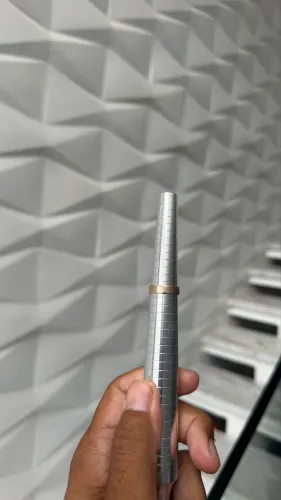 Aliança ouro branco 18k