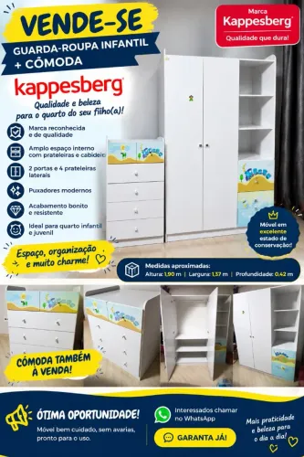 Guarda roupa e Cômoda Kappesberg