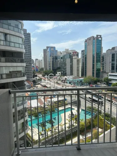 Stúdio para locação no Itaim Bibi, 26 m², mobiliado, 9º andar, lazer completo
