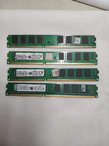 Memorias DDR3 - 4gb e 8gb - 1.5V e 1.35V - diversas.
