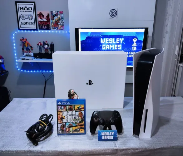 Ps5 FAT mídia física E digital 