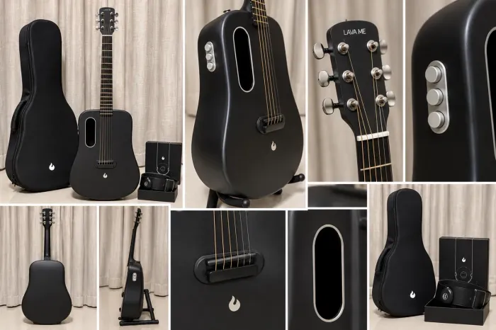 Violão LAVA ME 2 FreeBoost Preto com Case e Acessórios