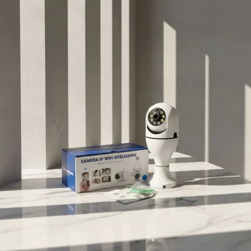 Câmera lâmpada de segurança IP - com infame de 360 Full HD - últimas unidades