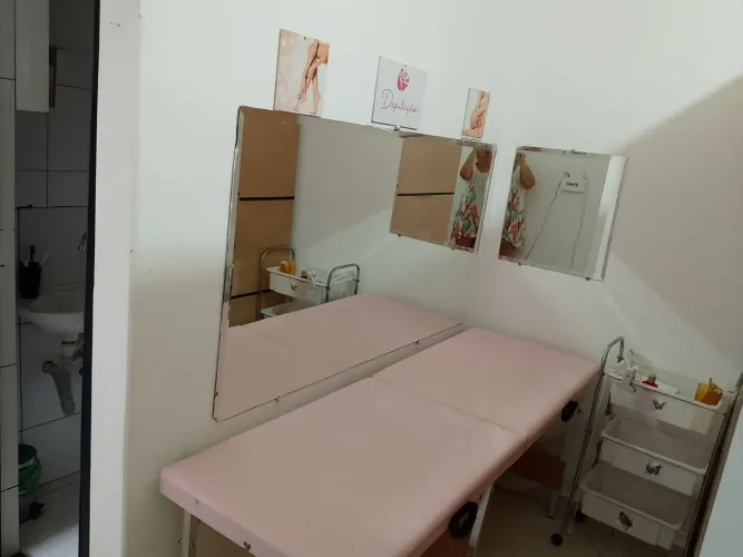 Maca rosa (maleta) com carrinho auxiliar de brinde. 