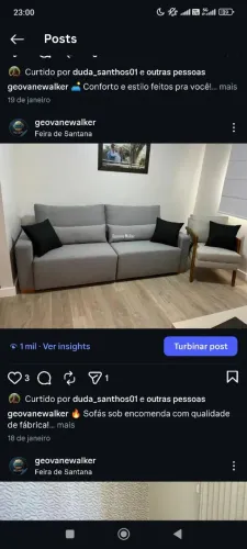 Sofá Retrátil Reclinável e Sob Medida Fabricação Própria Entrega Rápida