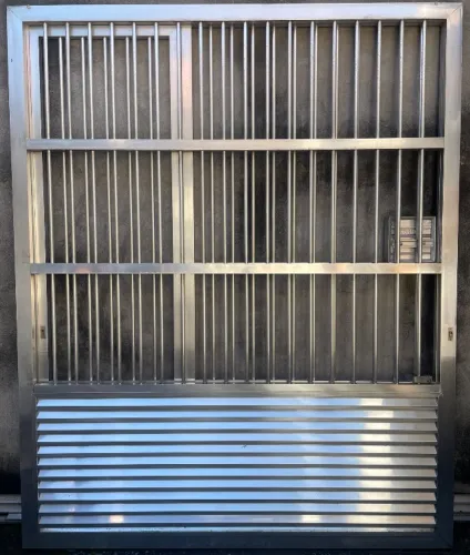 Portão de alumínio de correr