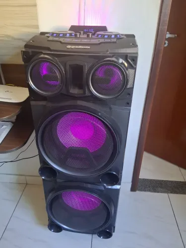 Caixa amplificada gradiente 1800w
