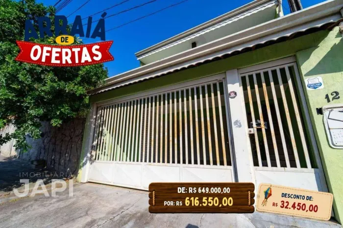 Casa com 3 dormitórios à venda, 267 m² por R$ 616.550,00 - Vila Galvão - Jundiaí/SP