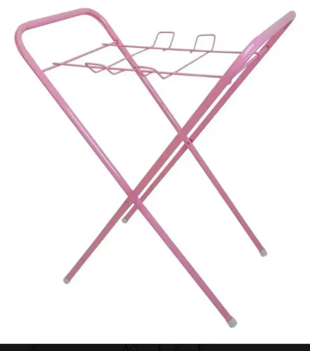 Suporte para banheira cor rosa