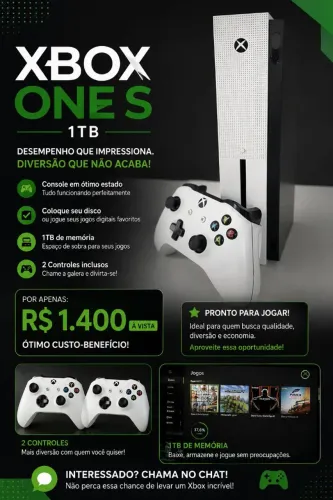 VENDO XBOX ONE S