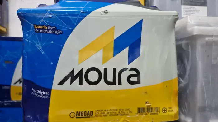 Bateria Moura 60 amp para seu Gol em promoção