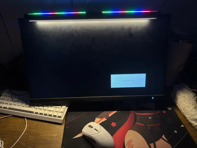 Monitor Philips 180hz IPS FHD 24 polegadas + braço articulado ele + lightbar com rgb