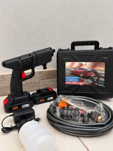 LAVADORA PORTÁTIL 48V LACRADA KIT COMPLETO